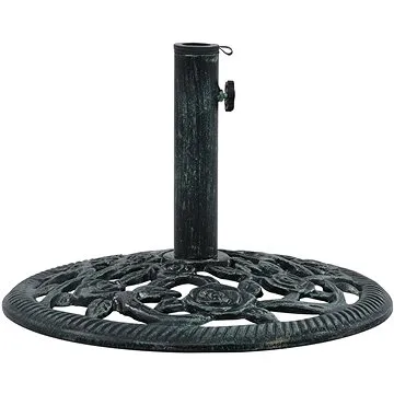 Stojan na slunečník zelený 9 kg 40 cm litina (47863)