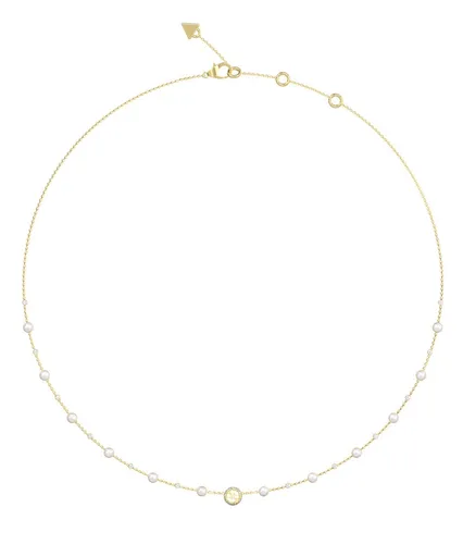 Guess Půvabný náhrdelník s perličkami Tiny Pearly JUBN05515JWYGT/U