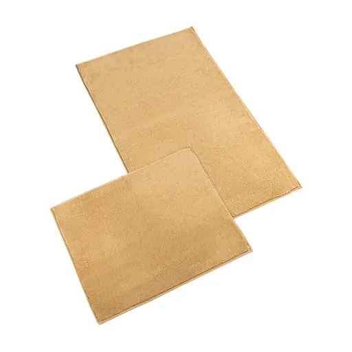 Bellatex Sada Koupelnových předložka bez výkroje BANYGOLD hnědá, 60 x 100, 60 x 50 cm