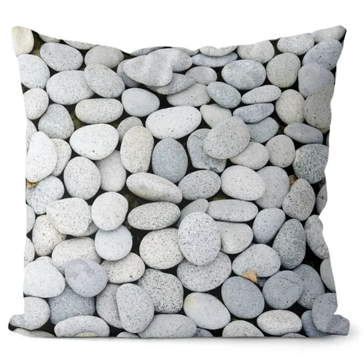 IMPAR Polštář Šedivé kamínky 40x40 cm (Velikost: 55 x 55 cm)