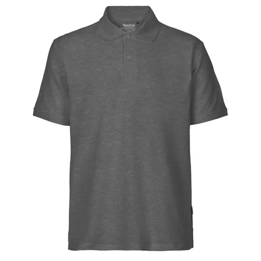 Neutral Pánská polokošile Classic z organické Fairtrade bavlny - Tmavý melír | 3XL