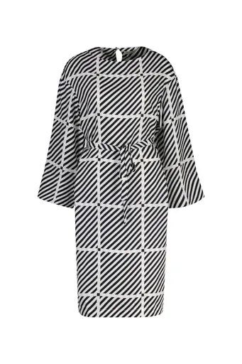 ŠATY GANT FLUID PRINTED TWILL DRESS MARINE