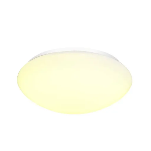 SLV BIG WHITE LIPSY 40 Dome LED, venkovní nástěnné a stropní nástavbové svítidlo, bílá, IP44, 3000/4000K 1002021