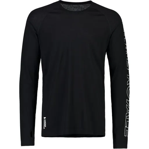 MONS ROYALE TEMPLE MERINO Pánské funkční triko, černá, velikost
