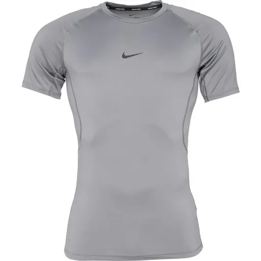 Nike M NP DF TIGHT TOP SS Pánské tréninkové tričko, šedá, velikost