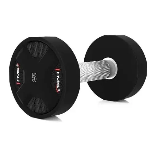 HMS HPC 5 KG Jednoruční činka, černá, velikost