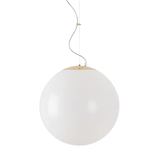 OSMONT ISI63030 ISIS L4 HP závěsné plastové svítidlo mosaz leštěná / bílá IP40 3000 K 58W LED DALI