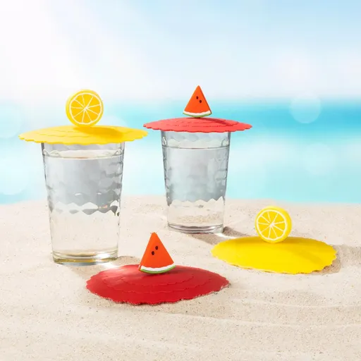 Haushalt international Silikonová víčka na sklenice, sada 4 ks