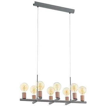 Eglo - Lustr na lanku 8xE27/60W/230V (88306)