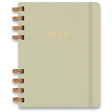 Moleskine 2023-2024 Spiral Academic XL, zelený (DHSPK5212AMWH4Y24)