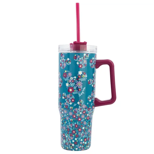 Nerezový termohrnek s brčkem, 940ml, Stor, Mickey