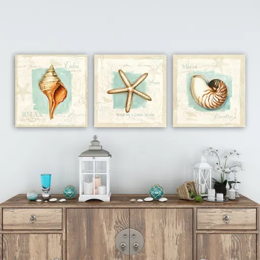 Dekorativní obraz na plátně (3 kusy) pmdr44