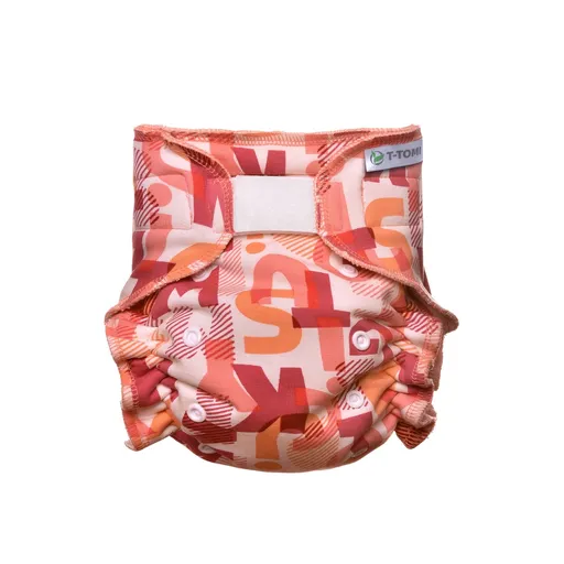 T-tomi Kalhotková plena - přebalovací set suchý zip Pink Alphabet