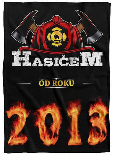 Deka Hasičem od roku (rok: 2013, Podšití beránkem: NE)