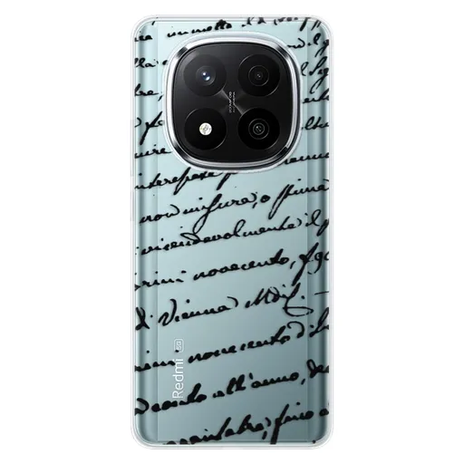 Odolné silikonové pouzdro iSaprio - Handwriting 01 - black - Xiaomi Redmi Note 14 Pro 5G/14 Pro+ 5G