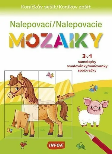 Nalepovací mozaiky - Koníčkův sešit