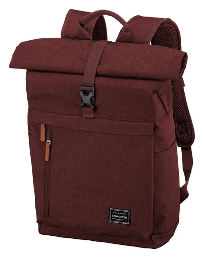 Roll-top batoh Travelite Basics Roll-up Backpack Bordeaux