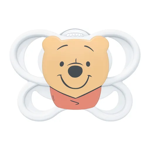 NUK Perfect Match Air Dudlík Disney Medvídek Pú 0–6m box 1 ks white