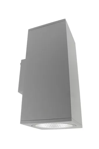 Deko-Light nástěnné přisazené svítidlo - ShoreLine Pro hranaté Up+Down, 31,5 W, DIM, 3000/4000K, světlešedá 731187