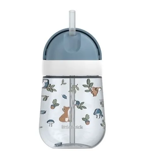 Little Dutch Forest Friends Hrnek s brčkem 9m+ 300 ml 1 ks