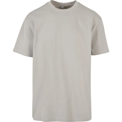 Build Your Brand Pánské tričko Heavy Oversize Tee - Světlá asfaltová | 5XL
