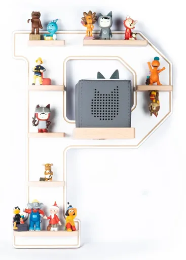 VCM Police Boarti Tonie - písmeno P, bílá