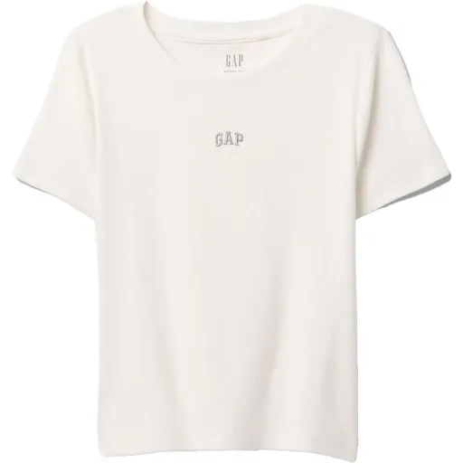 GAP MOD RIB ABBRV Dámské tričko, bílá, velikost