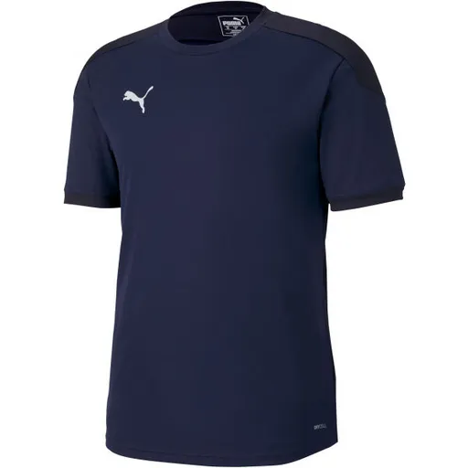 Puma TEAM FINAL 21 TRAINING JERSEY TEE Pánské triko, tmavě modrá, velikost