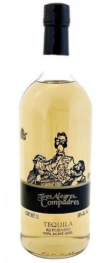 La Cofradía Tres Alegres Compadres Tequila Reposado 38% 1l