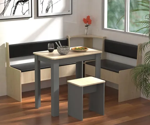 VCM Jídelní sestava Esal Mini, antracitová