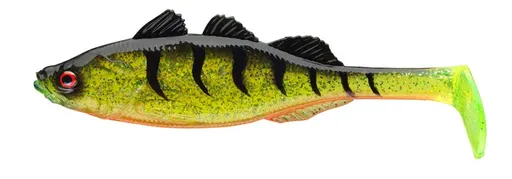 Daiwa gumová nástraha prorex live perch ghost firetiger - 9,5 cm 8 g