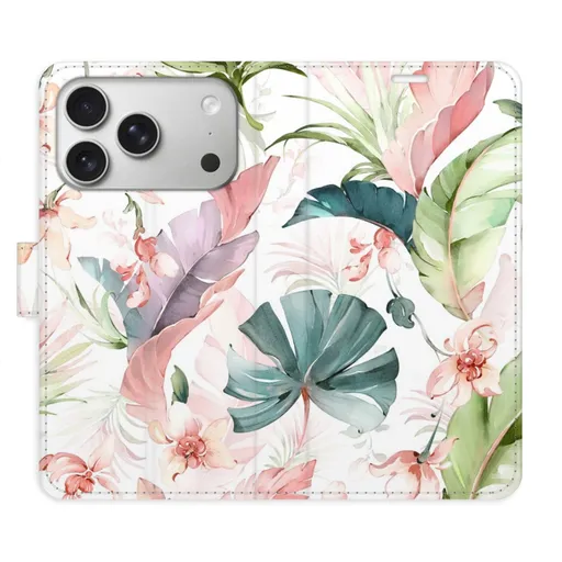 Flipové pouzdro iSaprio - Flower Pattern 07 - iPhone 17 Pro