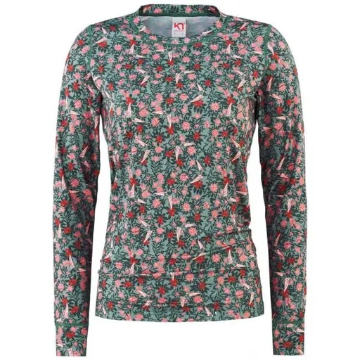 KARI TRAA FRYD Dámské triko, tmavě zelená, velikost