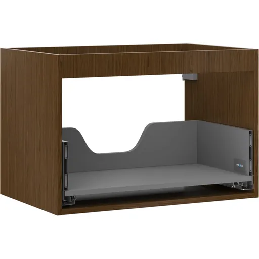 MEXEN Box-A skříňka pro umyvadlo 70, 1 šuplík, ořech 91AX0-0700-470-1-86