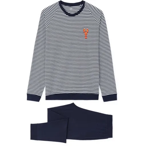 CELIO XJIPYHOM Pánské pyžamo, tmavě modrá, velikost