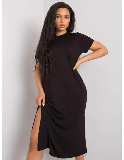 Dámské šaty plus size NANETTE černé