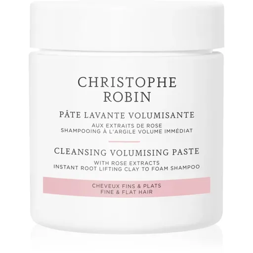 Christophe Robin Cleansing Volumizing Paste with Rose Extract exfoliační šampon pro objem vlasů 75 ml