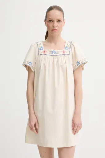 Šaty s příměsí lnu Levi's AMBRE BABYDOLL DRESS
