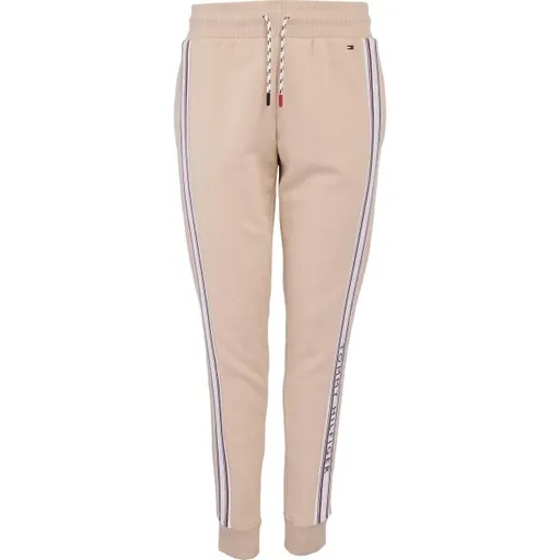 Tommy Hilfiger CLASSIC-TRACK PANTS Dámské tepláky, béžová, velikost