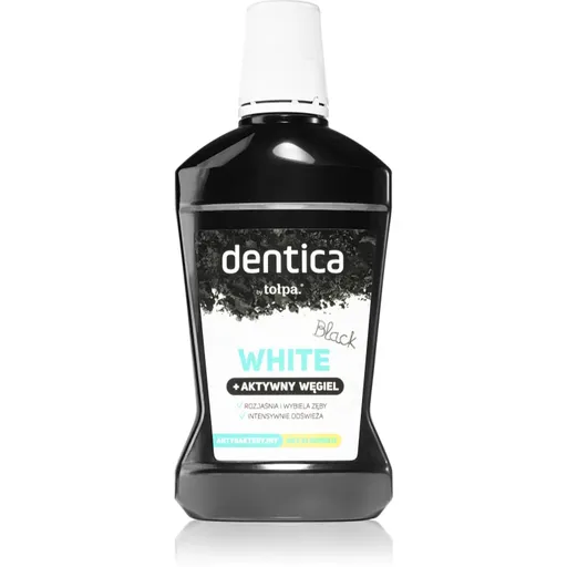 Tołpa Dentica Black White bělicí ústní voda s aktivním uhlím 500 ml