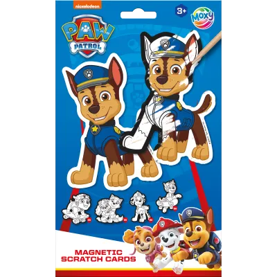 Magnetické vyškrabávací obrázky Tlapková patrola 10 ks
