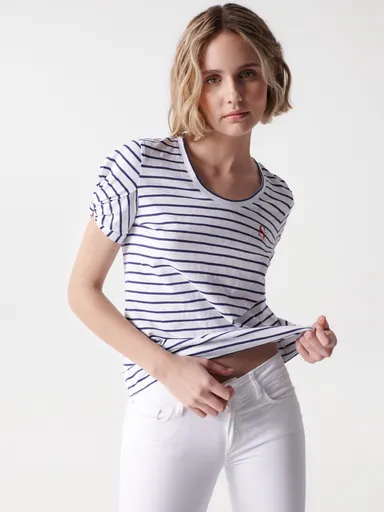 Salsa Jeans dámské pruhované tričko 127205 S