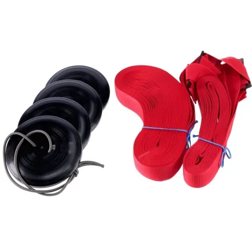 GALA BEACH VOLLEYBALL LINES Beach lajny s kotvením, červená, velikost