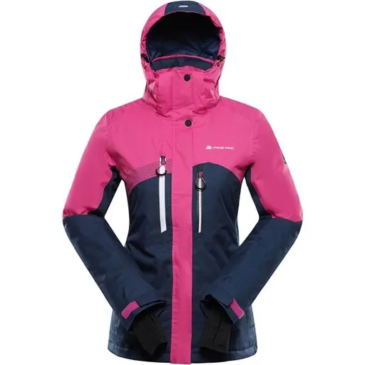 ALPINE PRO DEARA 2 Dámská lyžařská bunda, růžová, velikost