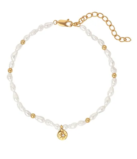 Hot Diamonds Luxusní perličkový náramek s diamantem Jac Jossa Soul DL647