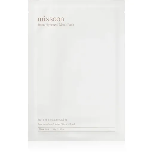 mixsoon Bean Hydrogel Mask Pack intenzivní hydrogelová maska pro rozjasnění a hydrataci 35 g