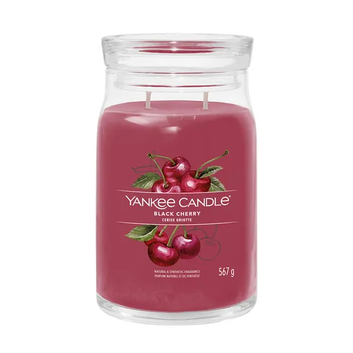 Yankee Candle Vonná svíčka Black Cherry 2 knoty 567 g