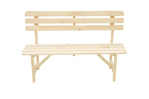 DEOKORK Masivní dřevěná zahradní lavice z borovice dřevo 22 mm