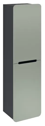 SAPHO KERALA skříňka vysoká 38x143x32cm, 2x dvířka, levá/pravá, verde/antracit matný KR350-4434