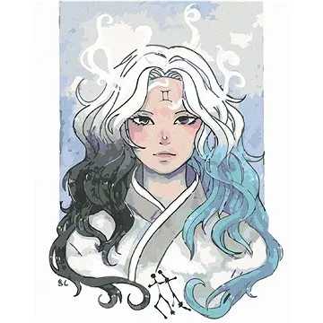 Malování podle čísel - Žena blíženec (HRAmal00977nad)